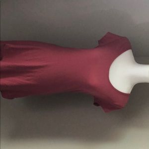 Mauve stretchy tshirt dress size large
